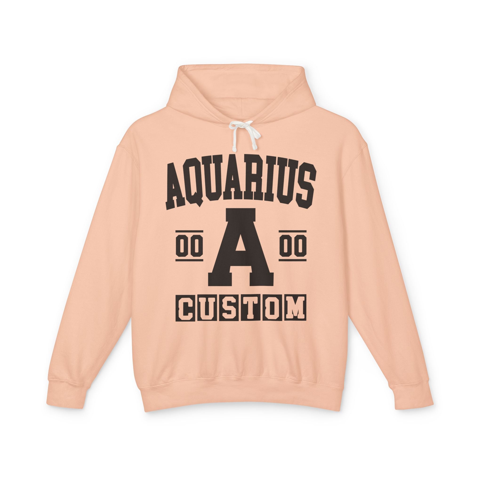 Custom Aquarius Varsity Hoodie - Customize Birthday Day/Month/Year - Customize Gemini Season/Nation