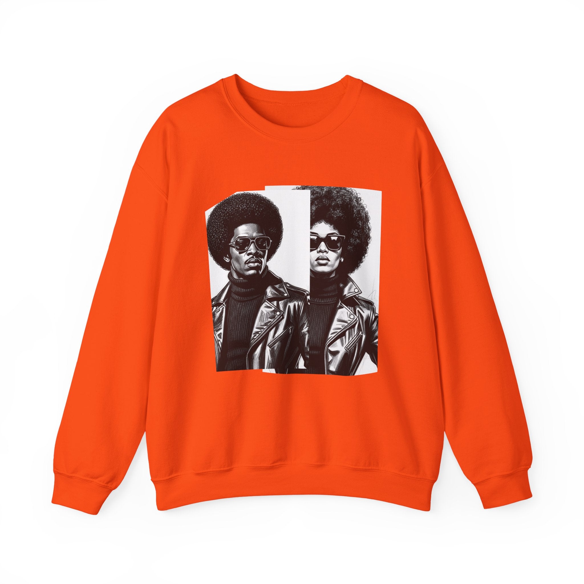 70s Portrait Of Black Couple - African American Pride Sweatshirt