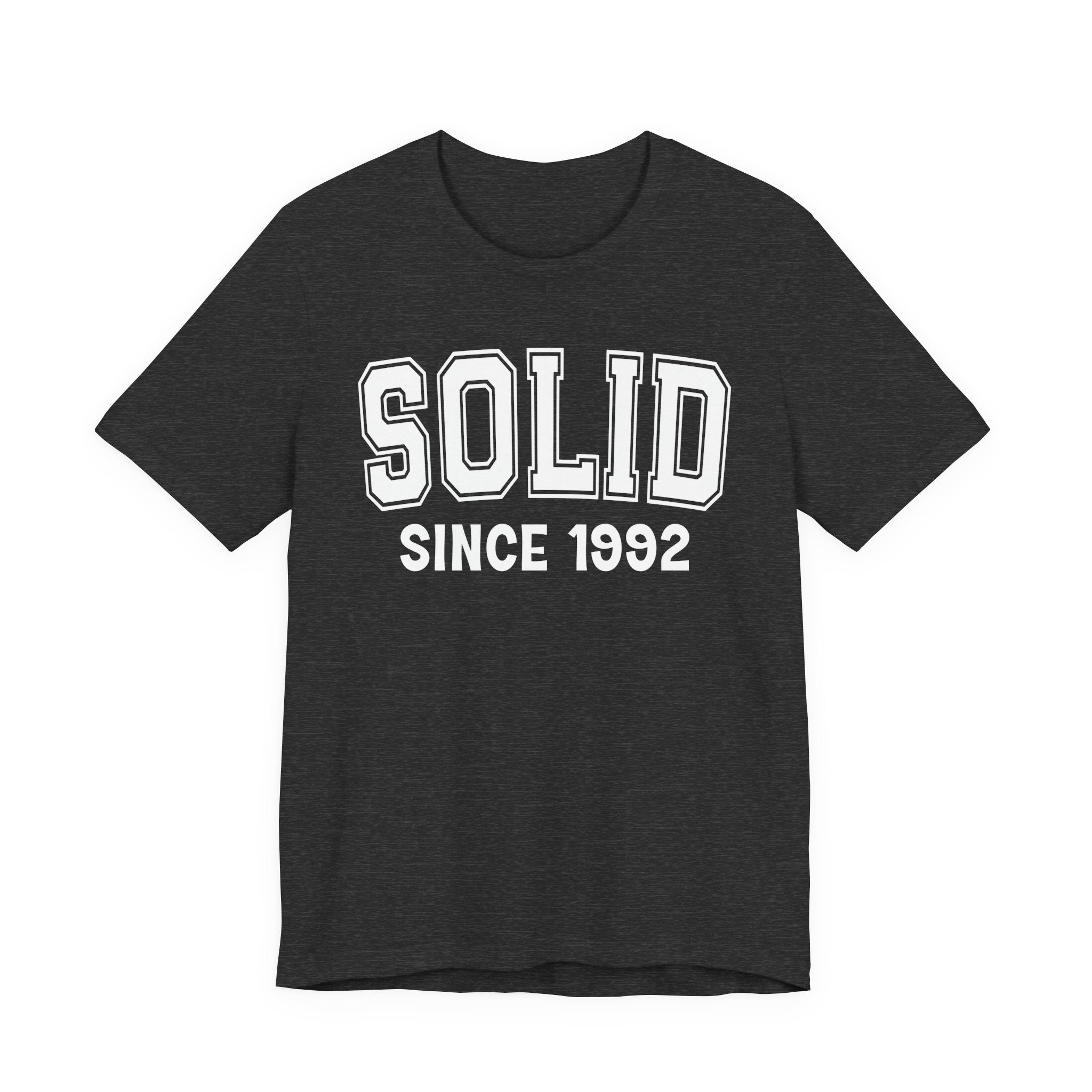 Solid Personalization T-Shirt - Add Your Special "Since Date"