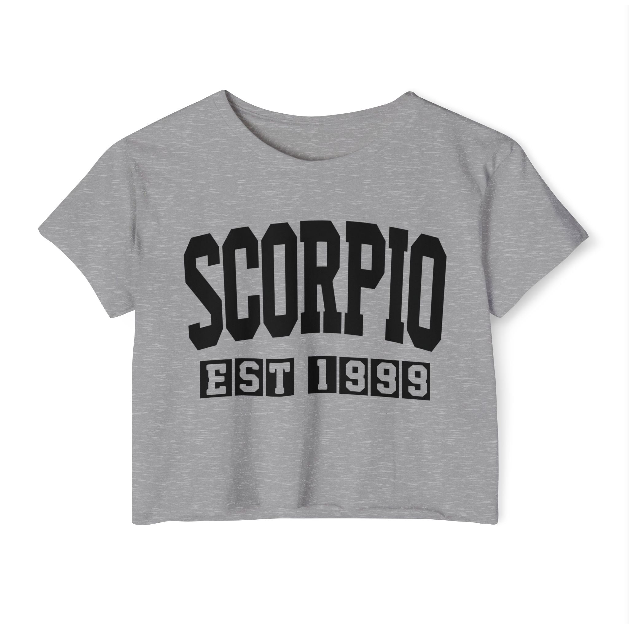 Scorpio EST (YEAR) Personalization -  Crop Top