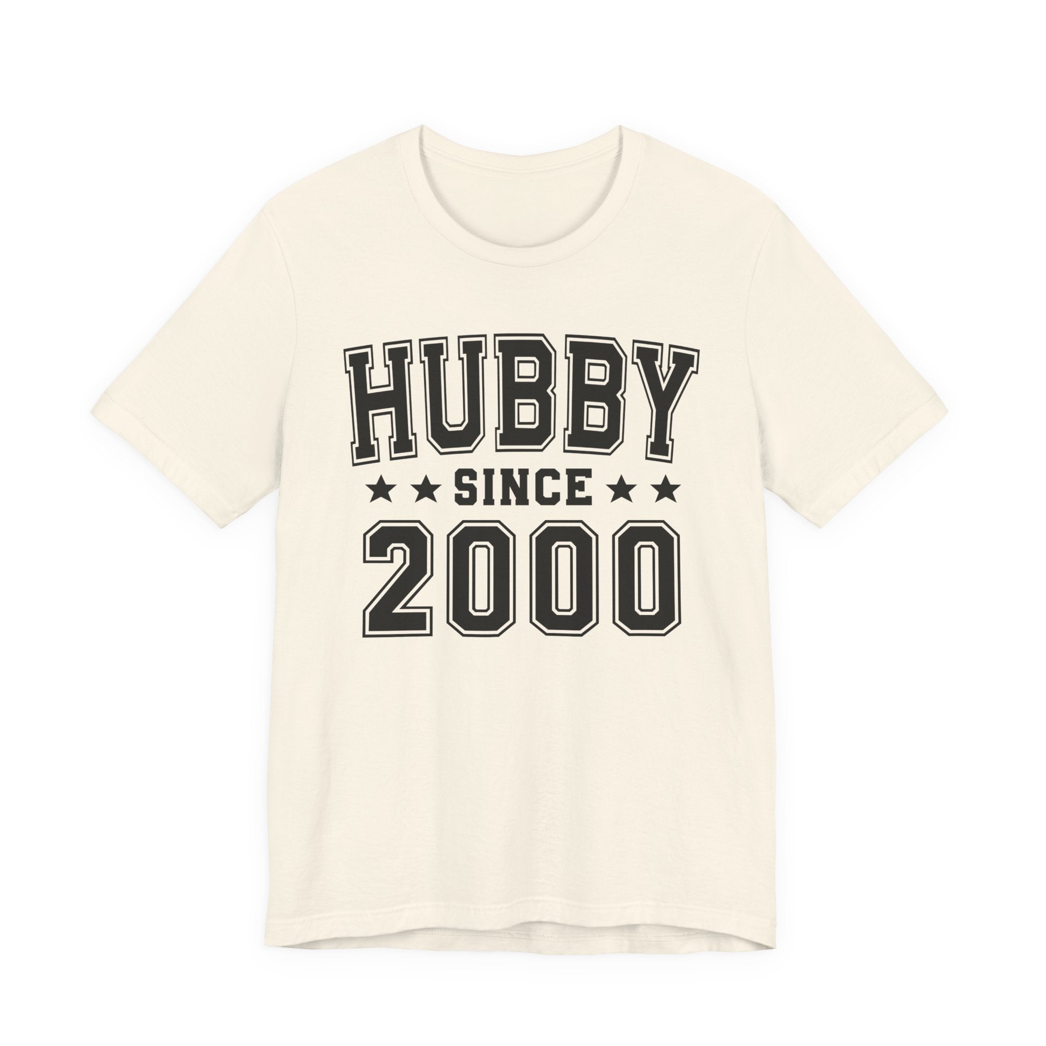 Hubby Since (Personalized Date) —  Husband/Married Couple T-shirt, Wedding & Anniversary Gift