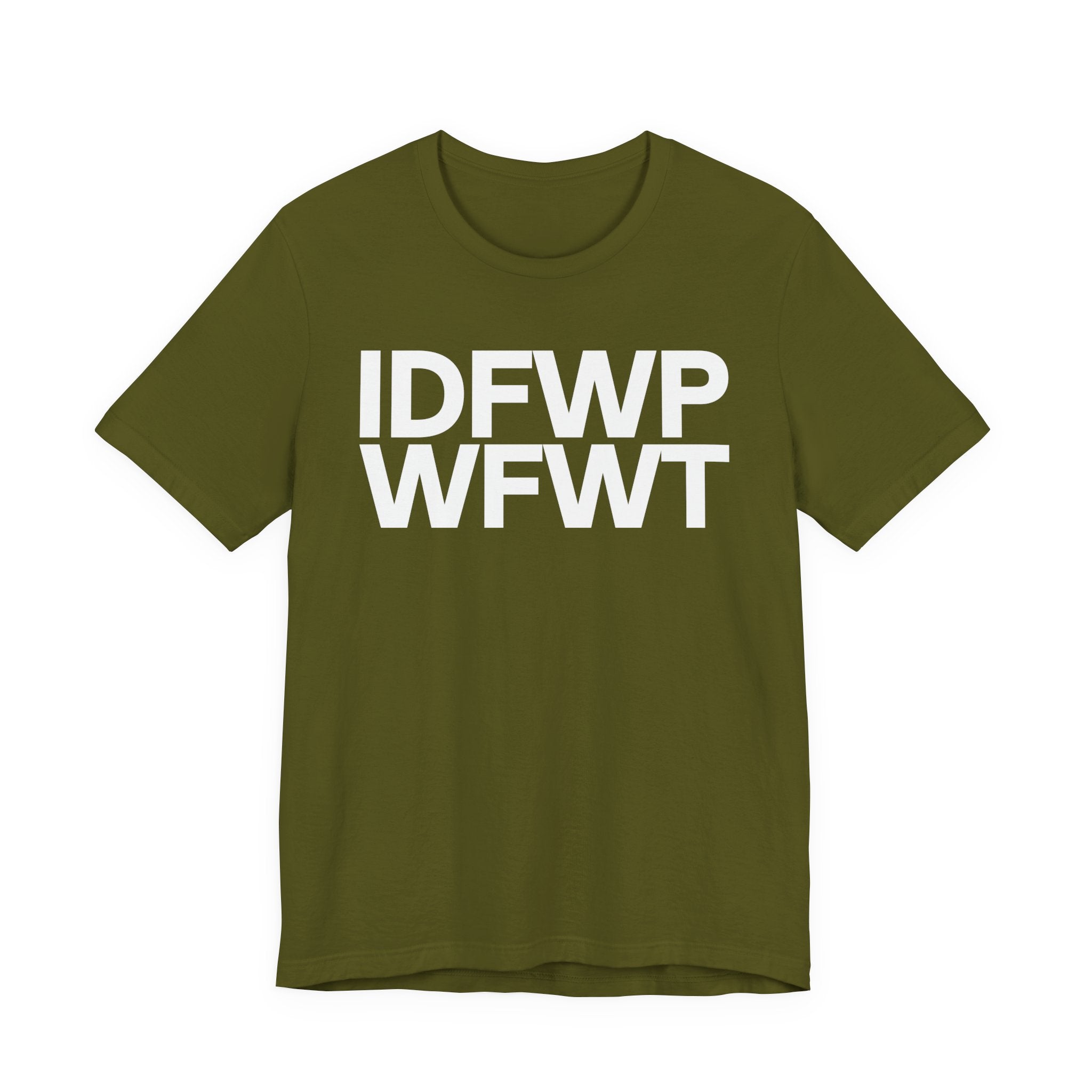 IDFWPWFWT (I Don't Fuck Wit People Who Fuck Wit Trump)  T-Shirt