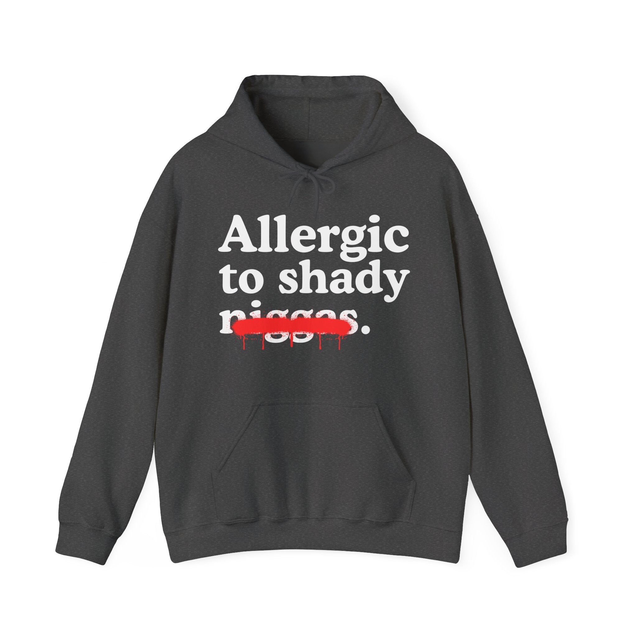 Allergic To Shady Niggas — Sarcastic Statement Hoodie