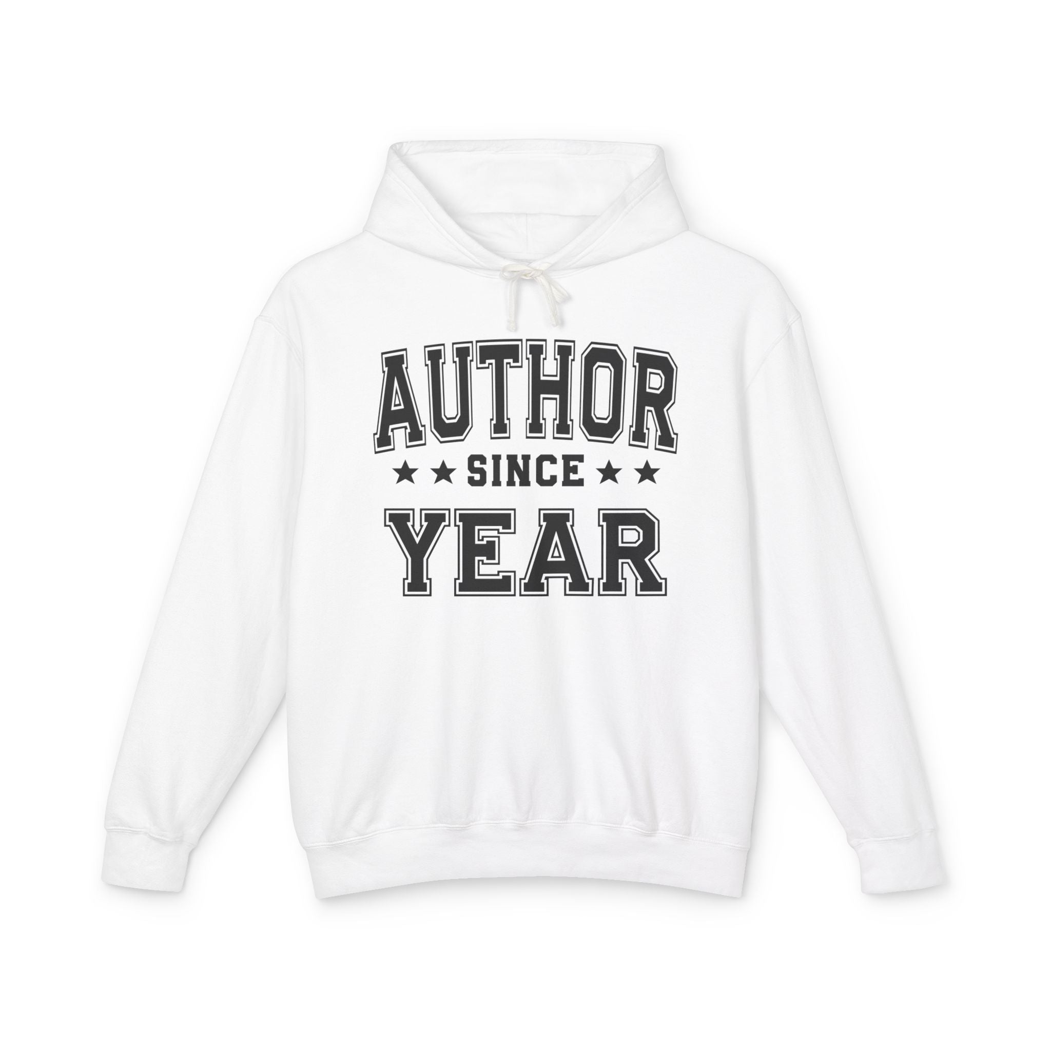 Author Since (Personalized Date) — Writer Author Milestone Hoodie