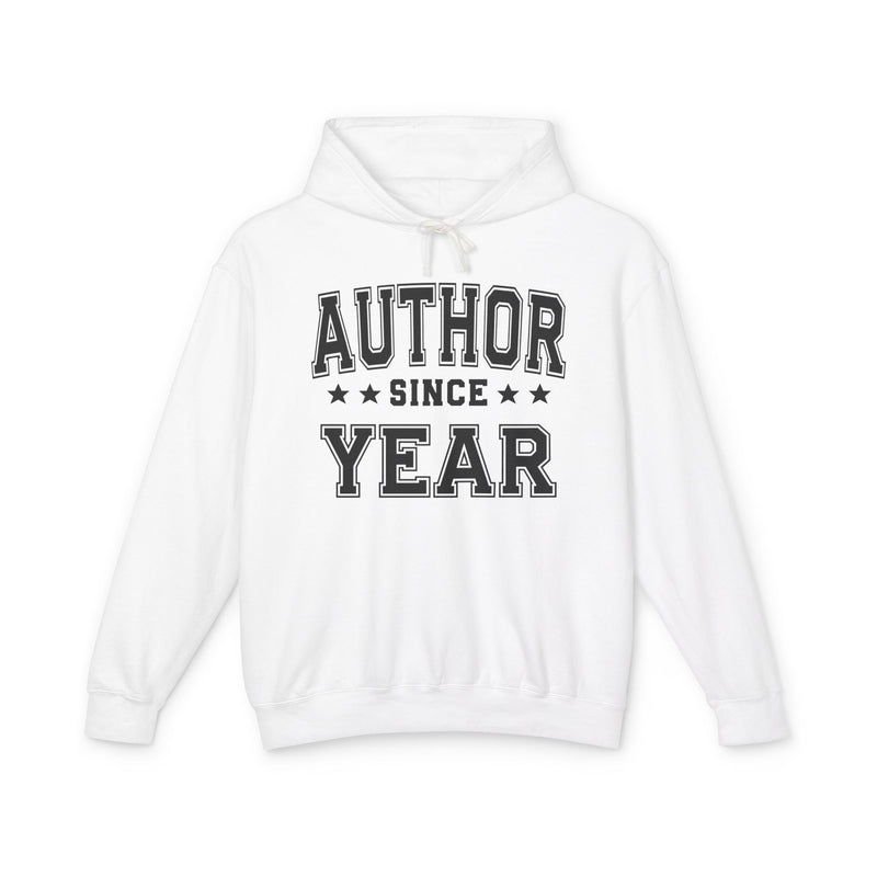 Author Since (Personalized Date) — Writer Author Milestone Hoodie