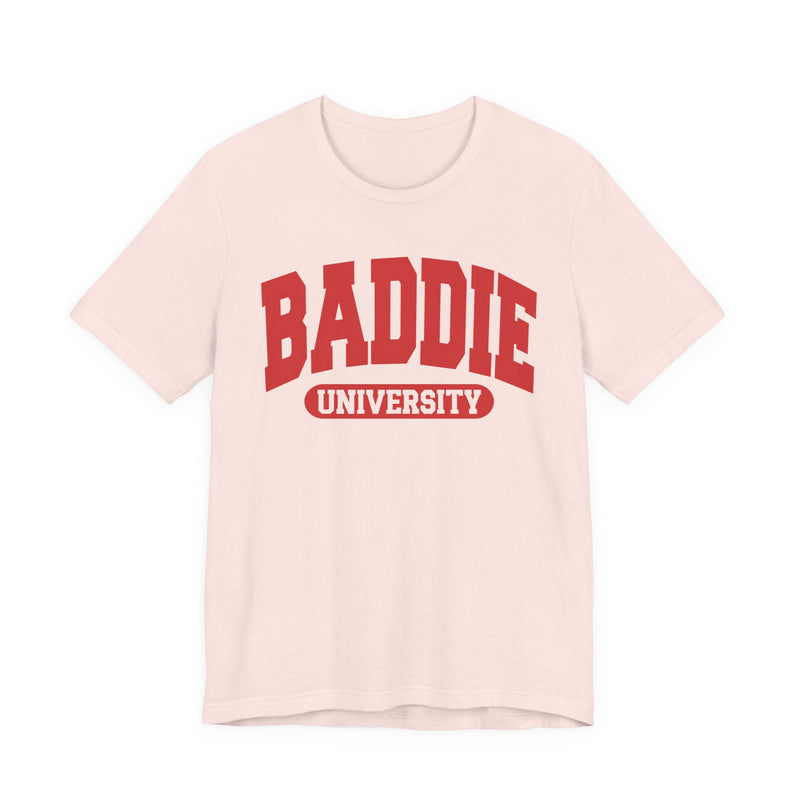 Baddie University — Retro Collegiate T-Shirt
