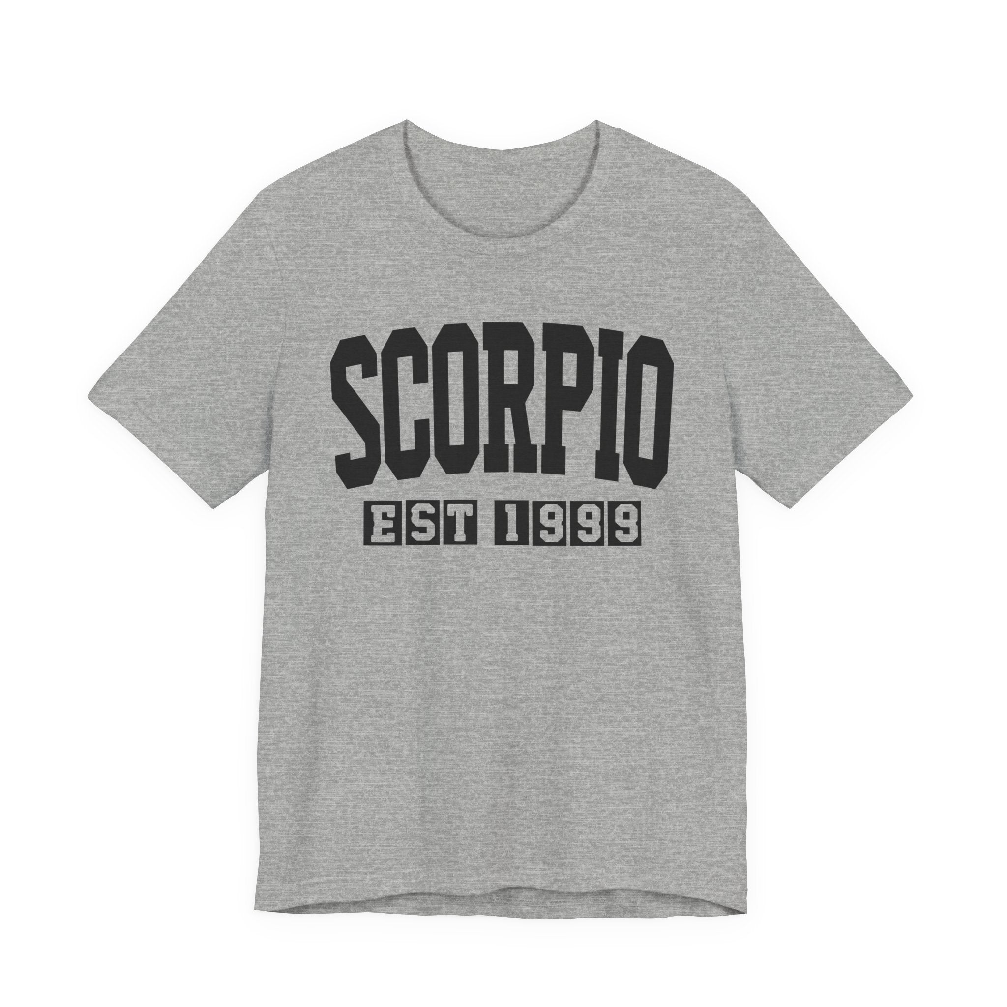 Scorpio EST (YEAR) Personalization — Zodiac Birthday Tee Shirt
