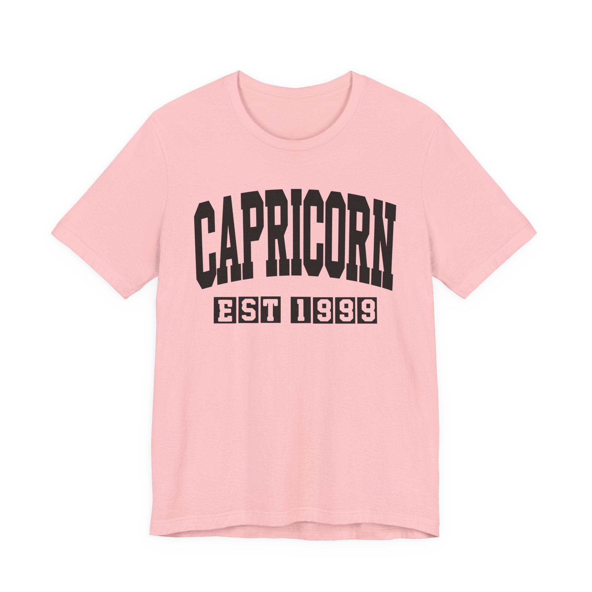 Capricorn EST (YEAR) Personalization — Zodiac Birthday Tee Shirt