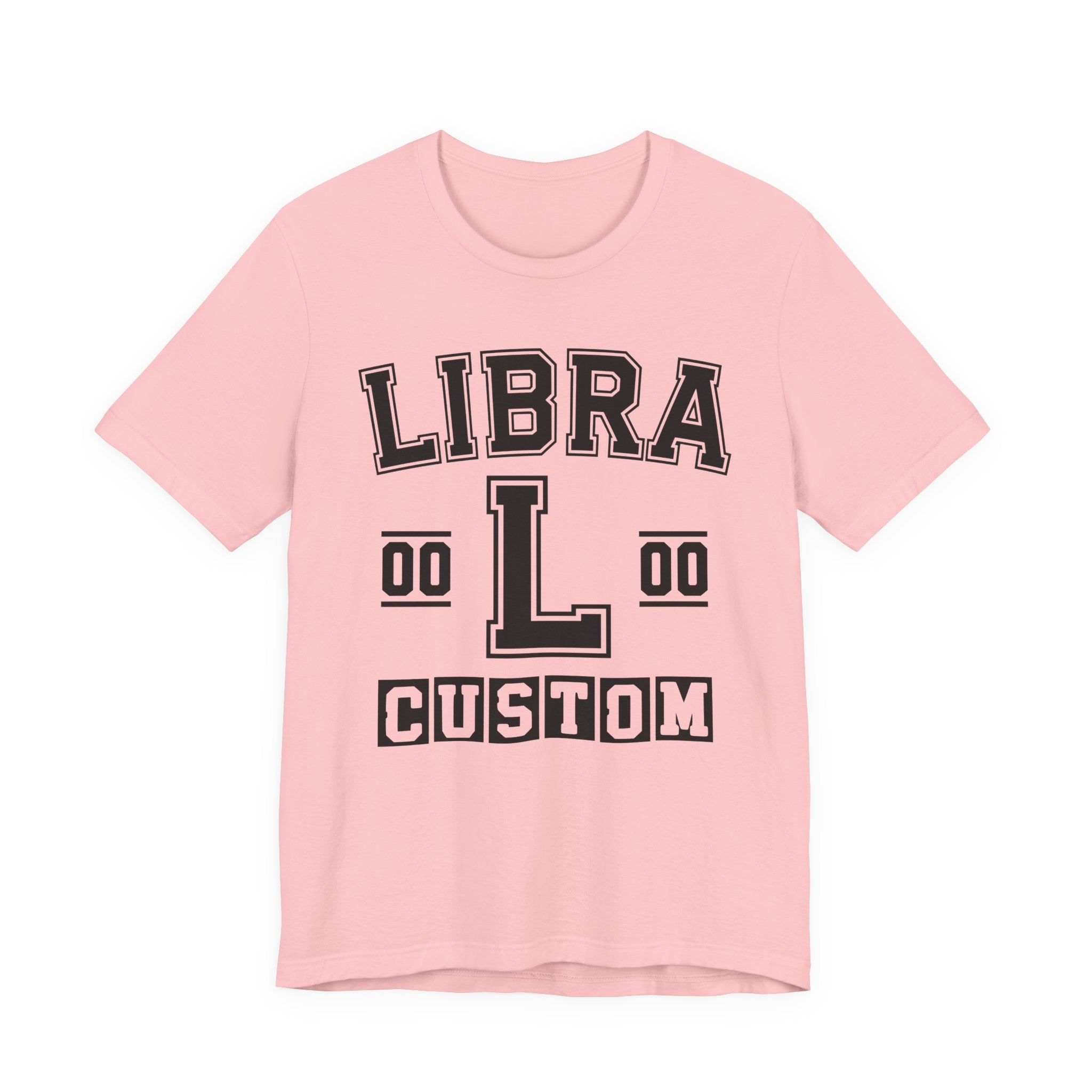 Custom Libra Varsity Tee Shirt — Customize Birthday Day/Month/Year - Customize Season/nation/Society