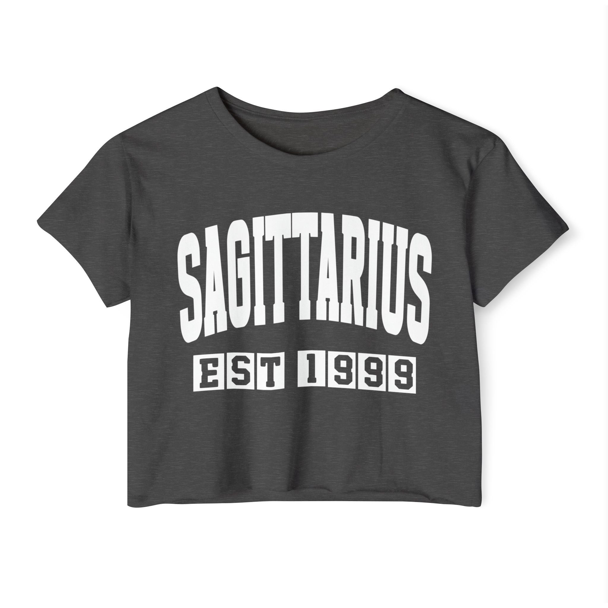 Sagittarius EST (YEAR) Personalization -  Crop Top