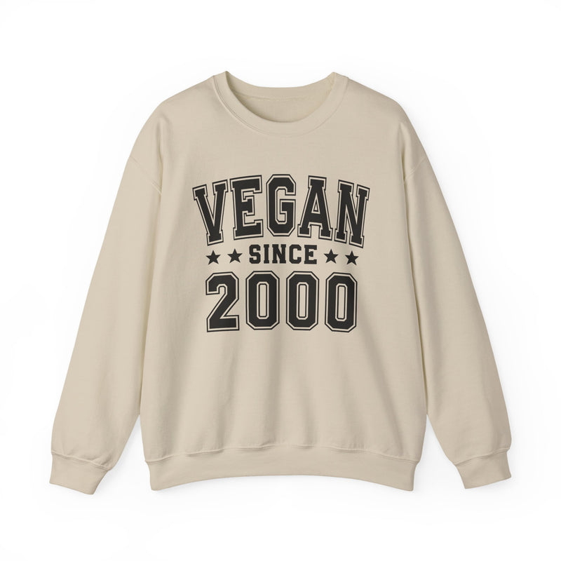 Vegan Since (Personalized Date) — Healthy Eating Milestone Sweatshirt