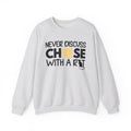 Never Discuss Cheese with a Rat Sweatshirt.