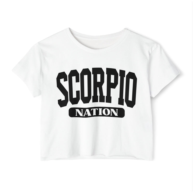 Scorpio Nation — Women’s Zodiac Festival Crop Top