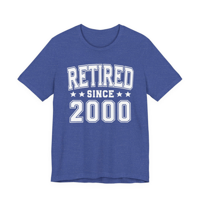 Retired Since (Personalized Date) —  Bride/Married T-shirt, Wedding & Anniversary Gift