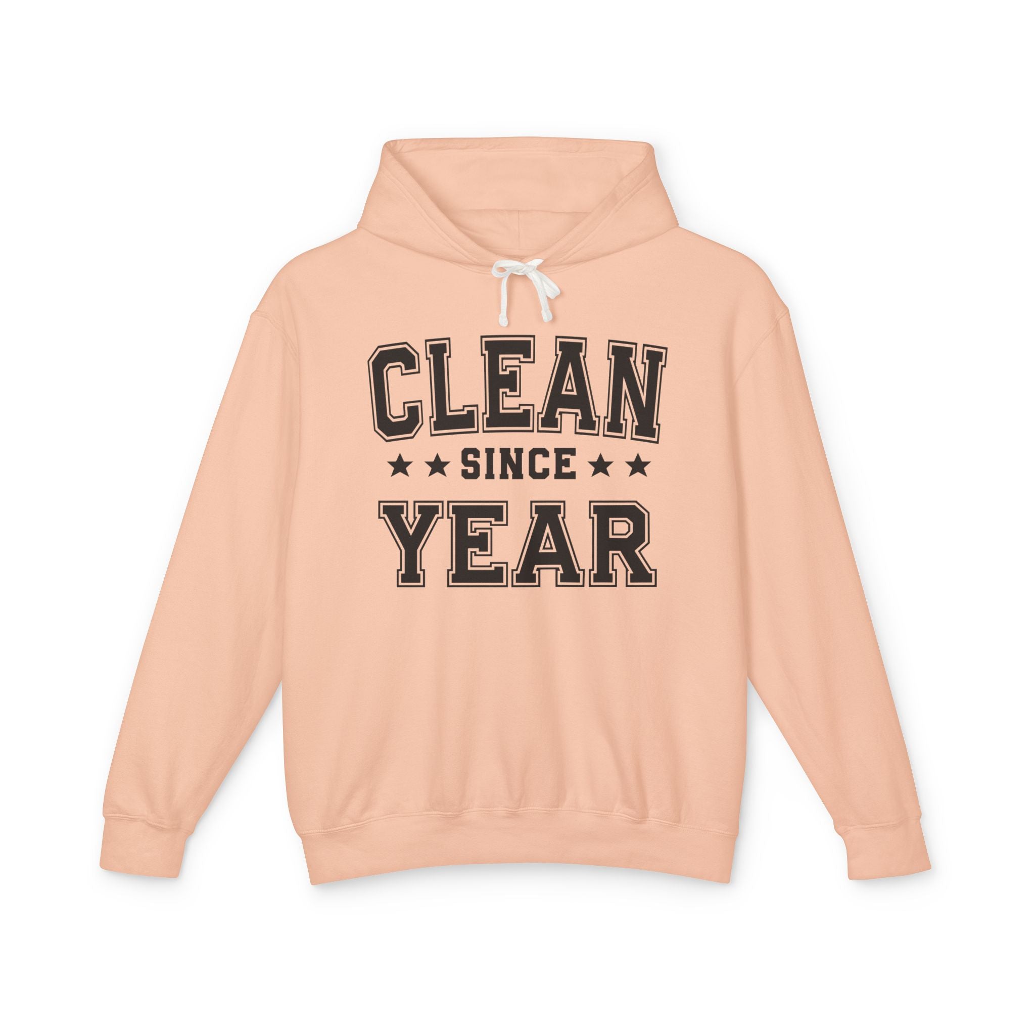 Clean Since (Personalized Date) — Abstinence Milestone Hoodie