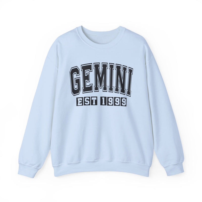 Gemini (EST YEAR) Personalization — Zodiac Graphic Sweatshirt