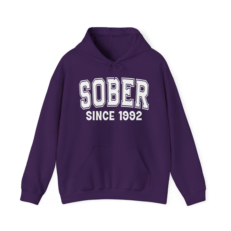 Sober Personalization Hoodie — Add Your Special "Since Date"