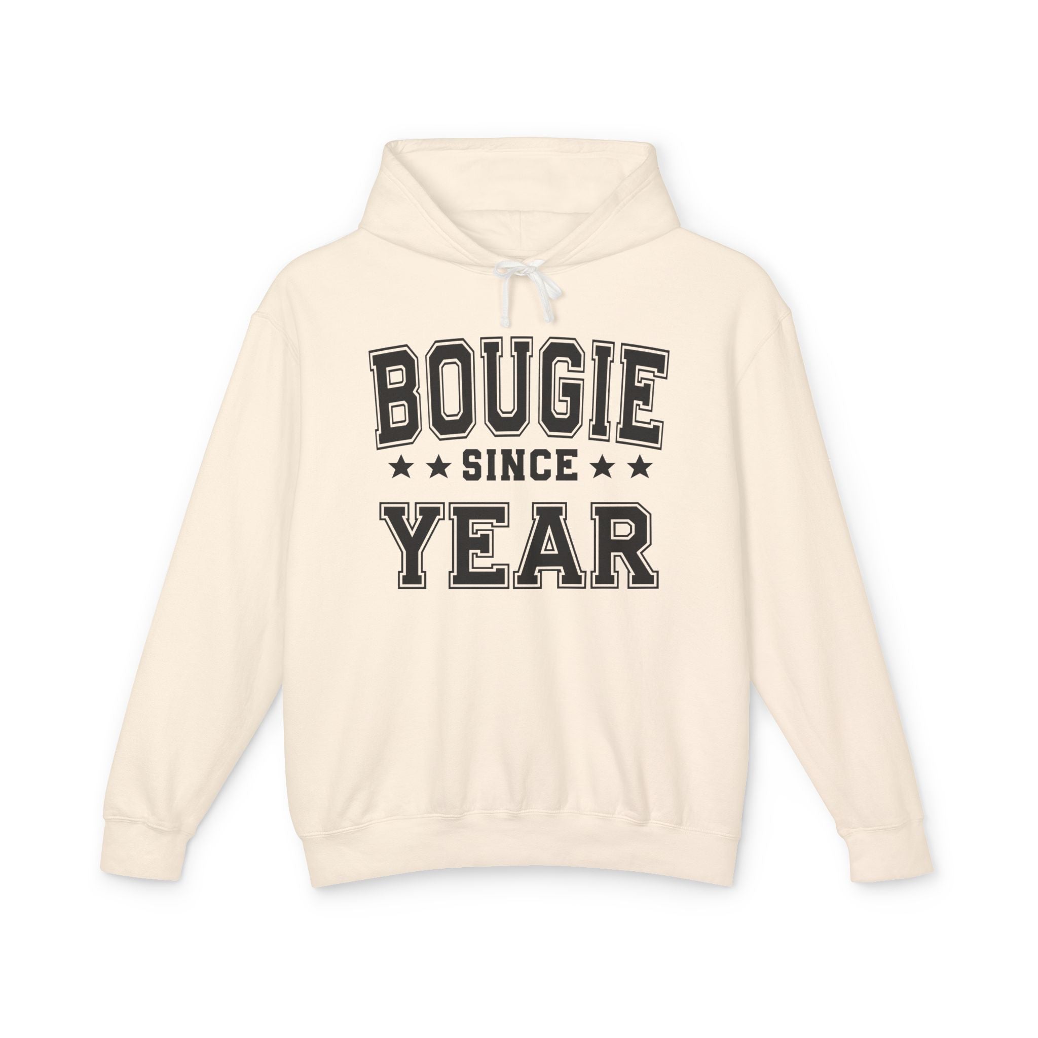 Bougie (Personalized Date) — Humorous Reflection Hoodie