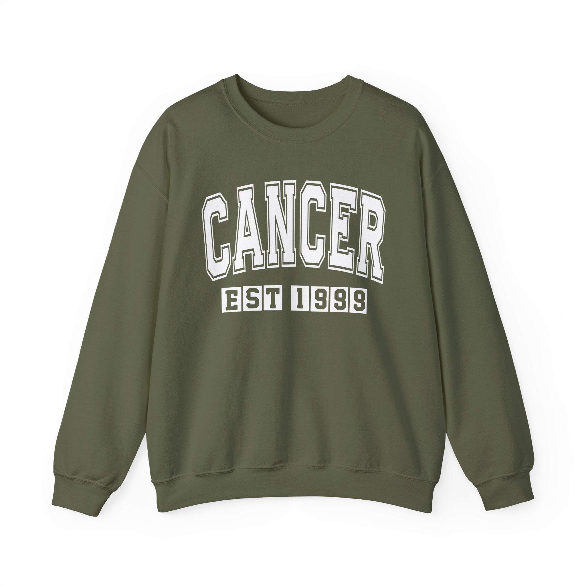 Cancer (EST YEAR) Personalization — Zodiac Graphic Sweatshirt