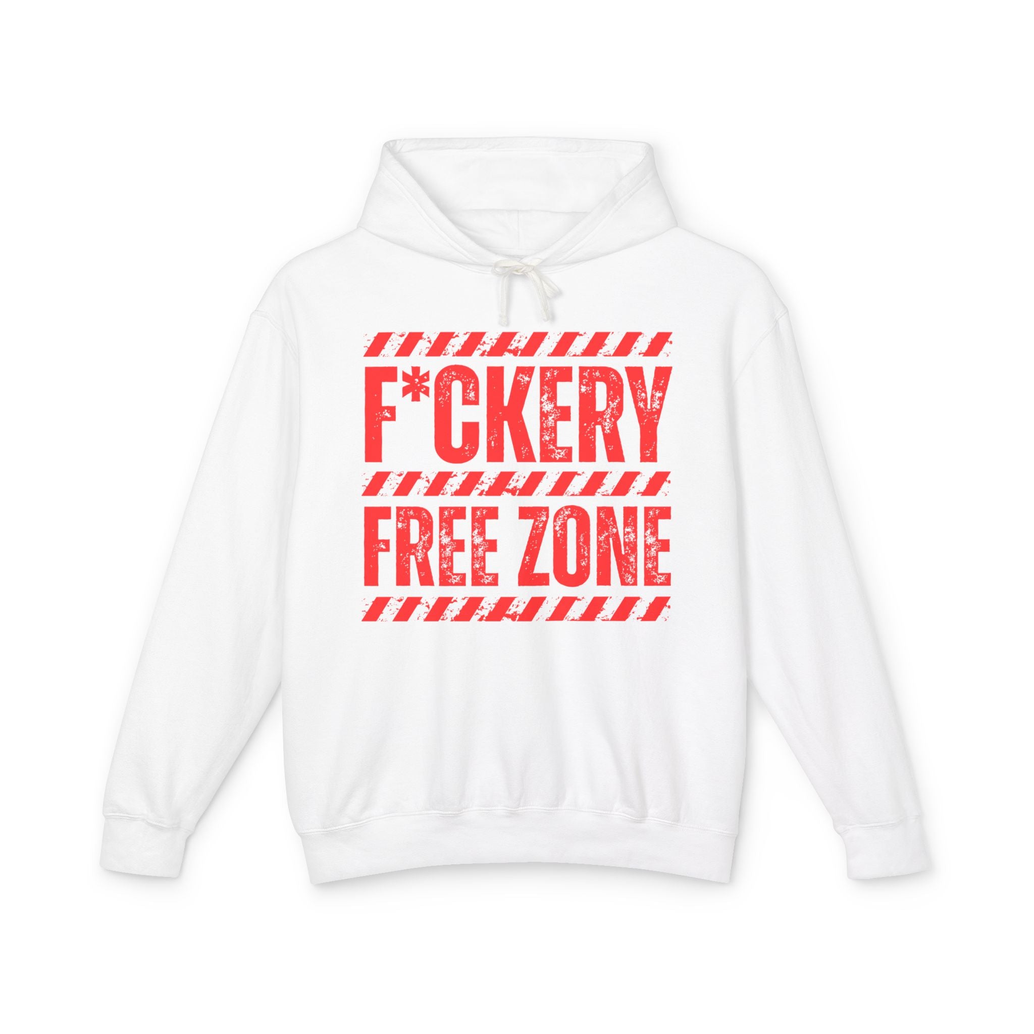 Fuckery Free Zone Hoodie — Funny Boundaries Hoodie