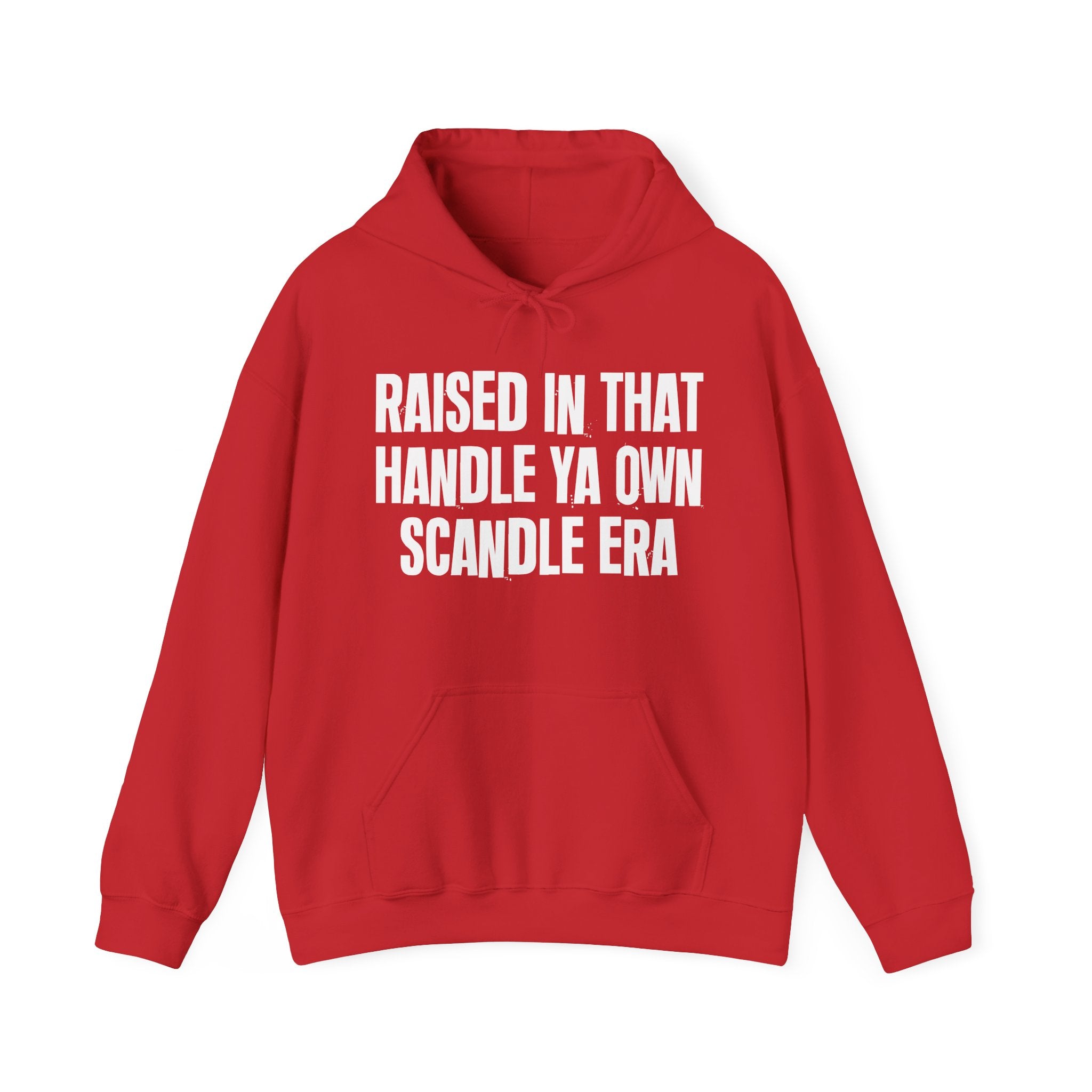 Raised In That Handle Ya Own Scandal Era - Funny Back In The Day Statement Hoodie