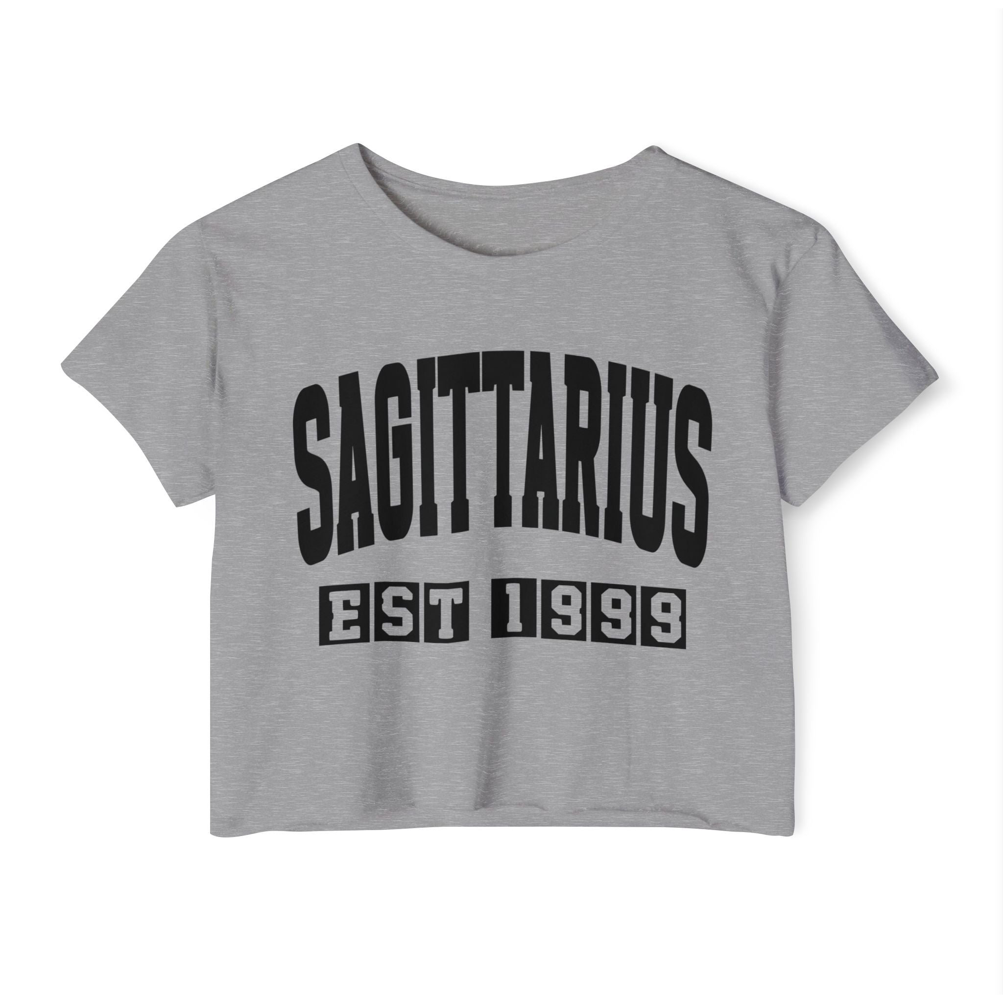 Sagittarius EST (YEAR) Personalization -  Crop Top