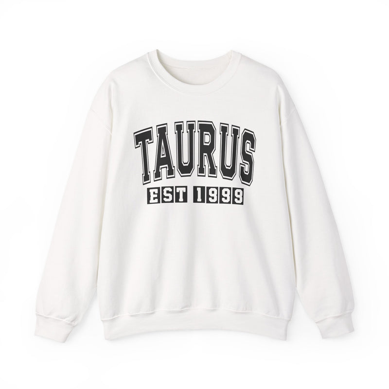 Taurus (EST YEAR) Personalization — Zodiac Graphic Sweatshirt