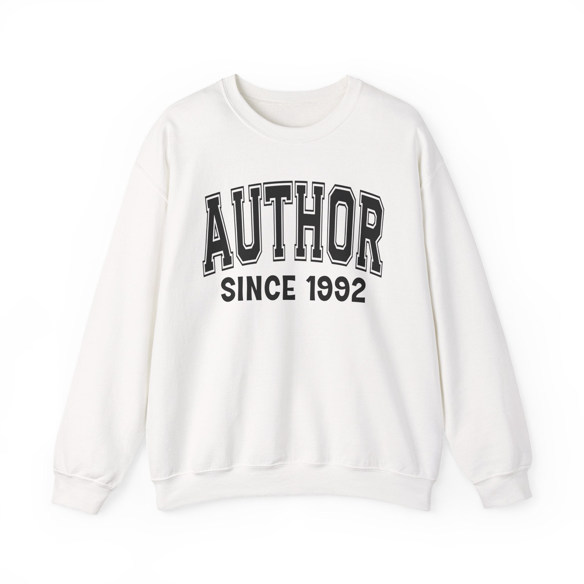 Author Personalization Sweatshirt - Add Your Special "Since Date"