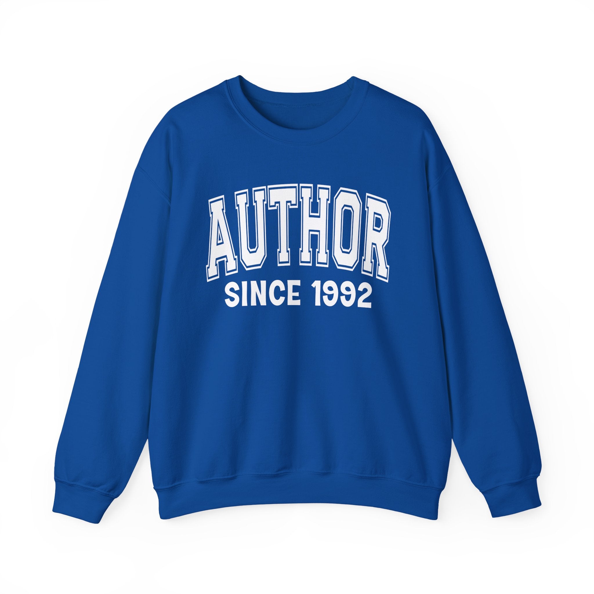 Author Personalization Sweatshirt - Add Your Special "Since Date"