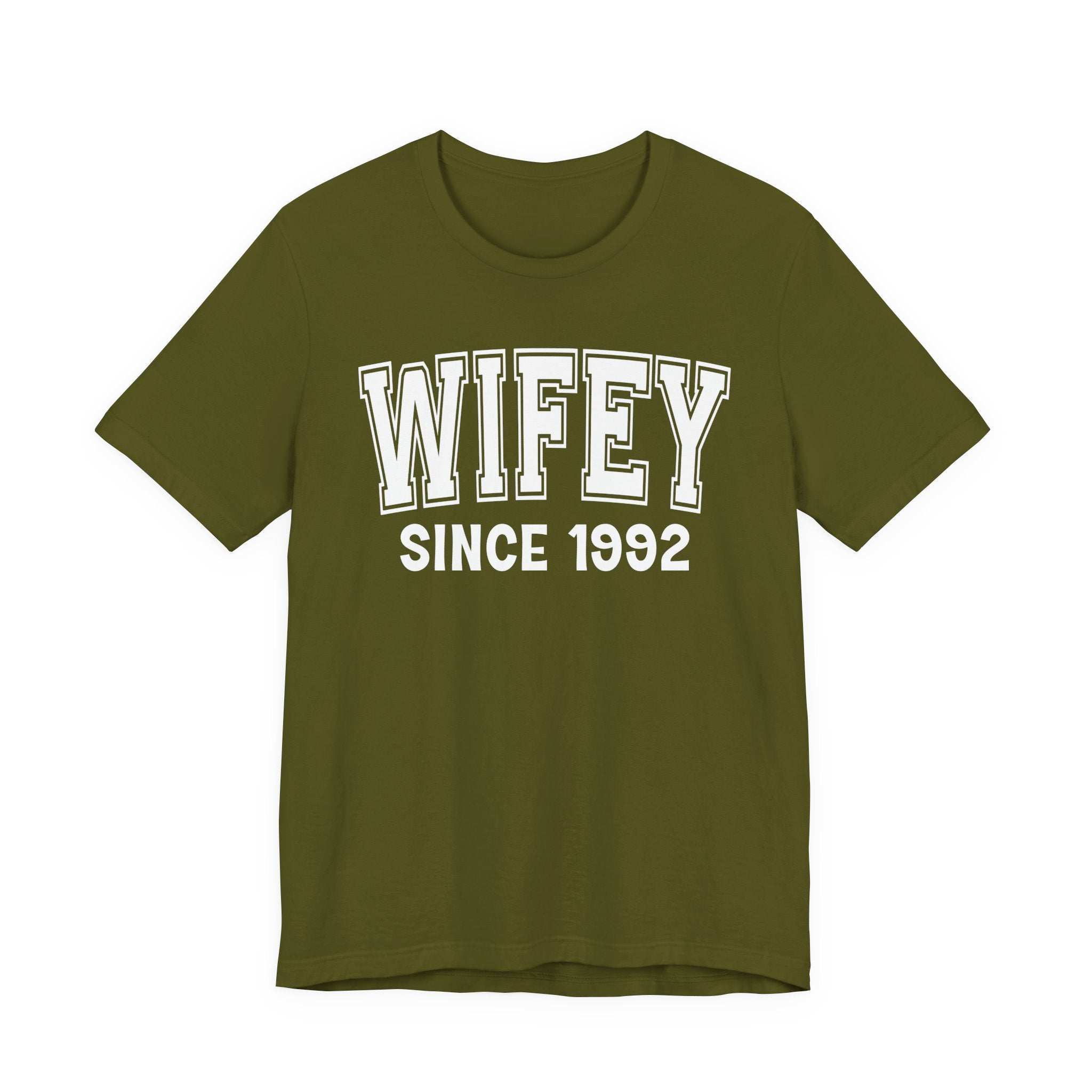 Wifey Personalization T-Shirt - Add Your Special "Since Date"