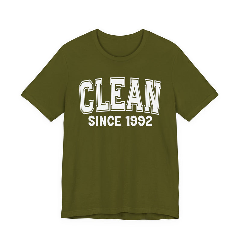 Clean Personalization T-Shirt — Add Your Special "Since Date"