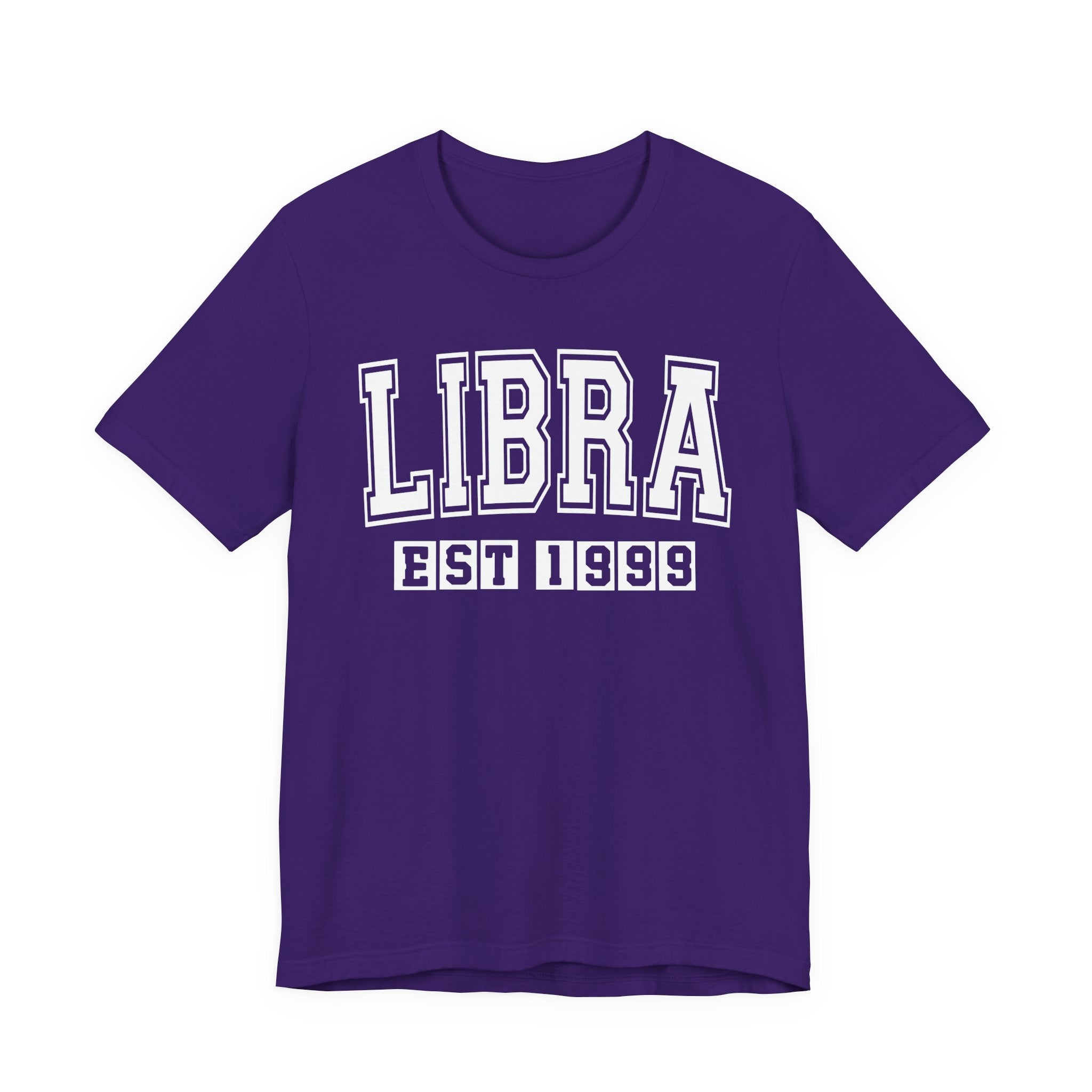 Libra EST (YEAR) Personalization — Zodiac Birthday Tee Shirt