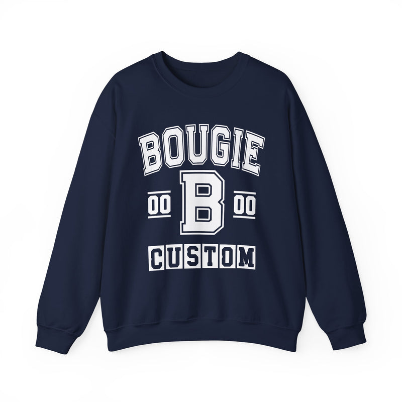 Custom Bougie Varsity Sweatshirt — Customize Birthday Day/Month/Year — Customize Gemini Season/Nation