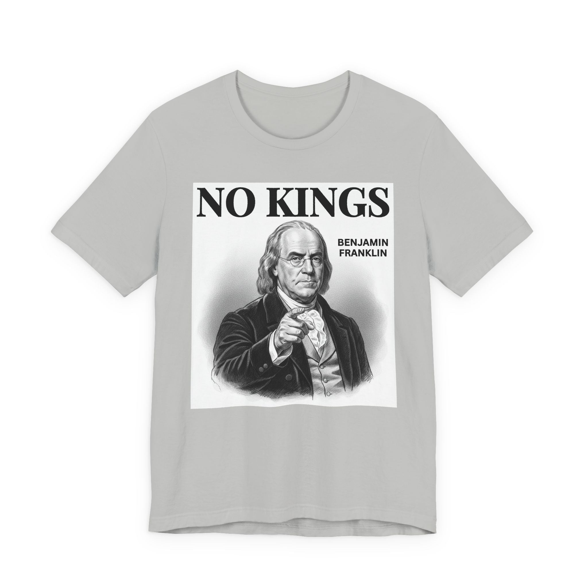 No Kings Benjamin Franklin T-shirt