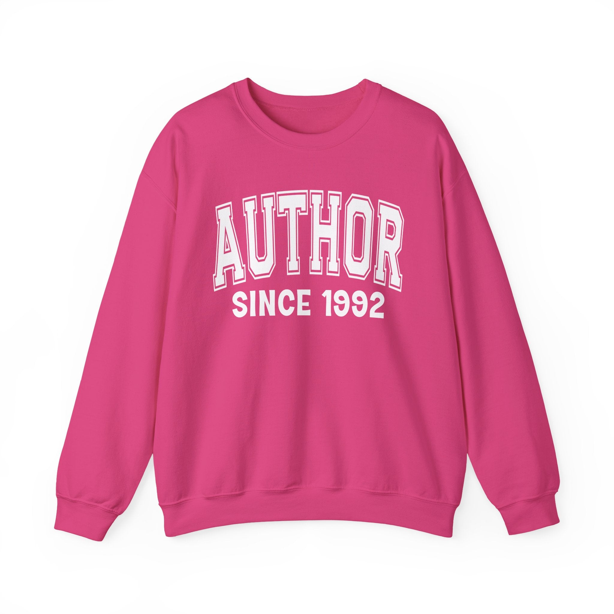 Author Personalization Sweatshirt - Add Your Special "Since Date"