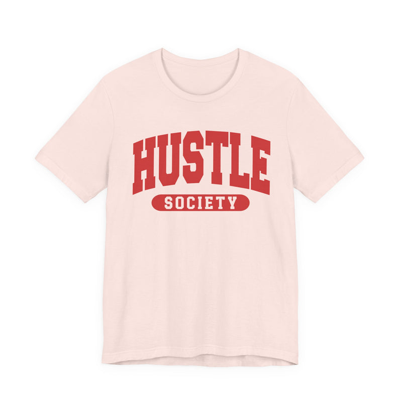 Hustle Society — Retro Collegiate T-Shirt