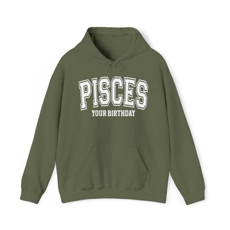 Pisces (Customize Birthday Date) — Hoodie