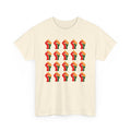Raised Fist Grid Pattern T‑Shirt — Pan-African Solidarity Graphic Tee