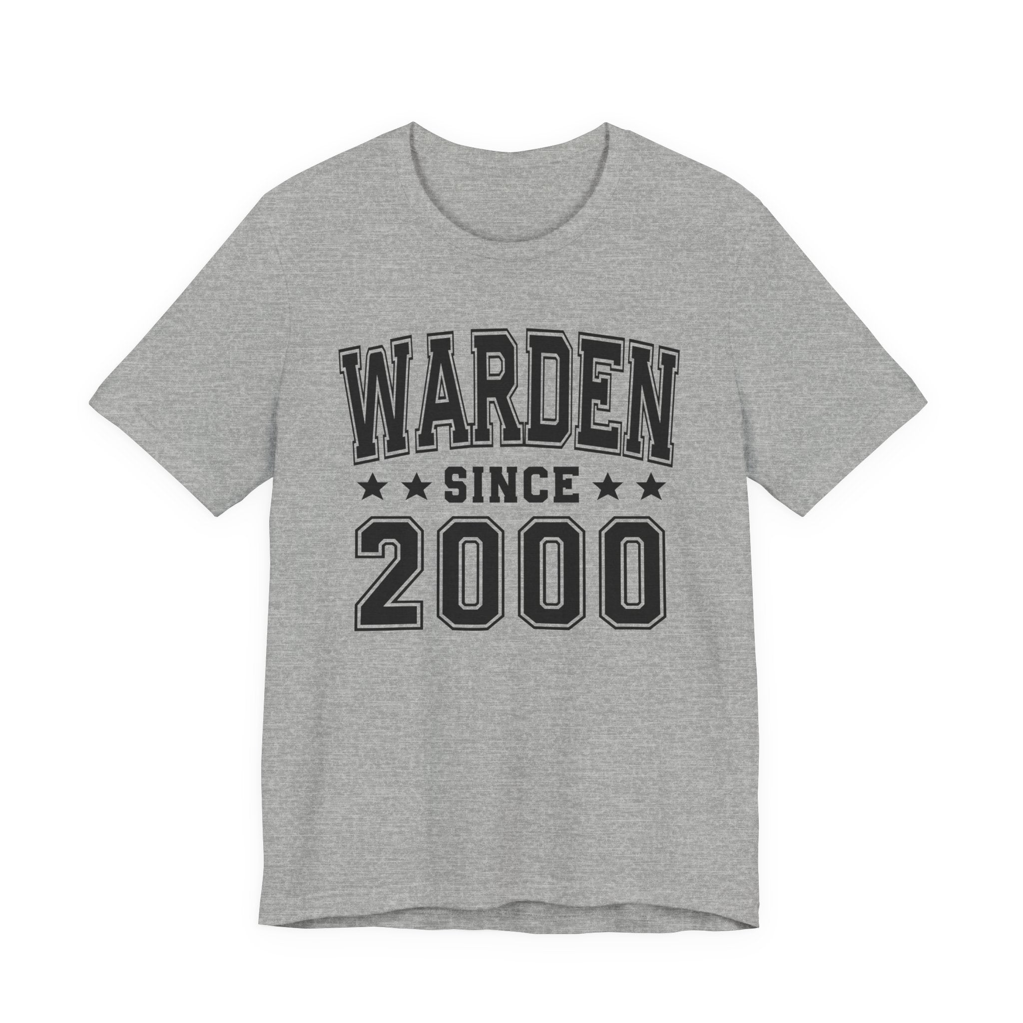Warden Since (Personalized Date) —  Bride/Married T-shirt, Wedding & Anniversary Gift