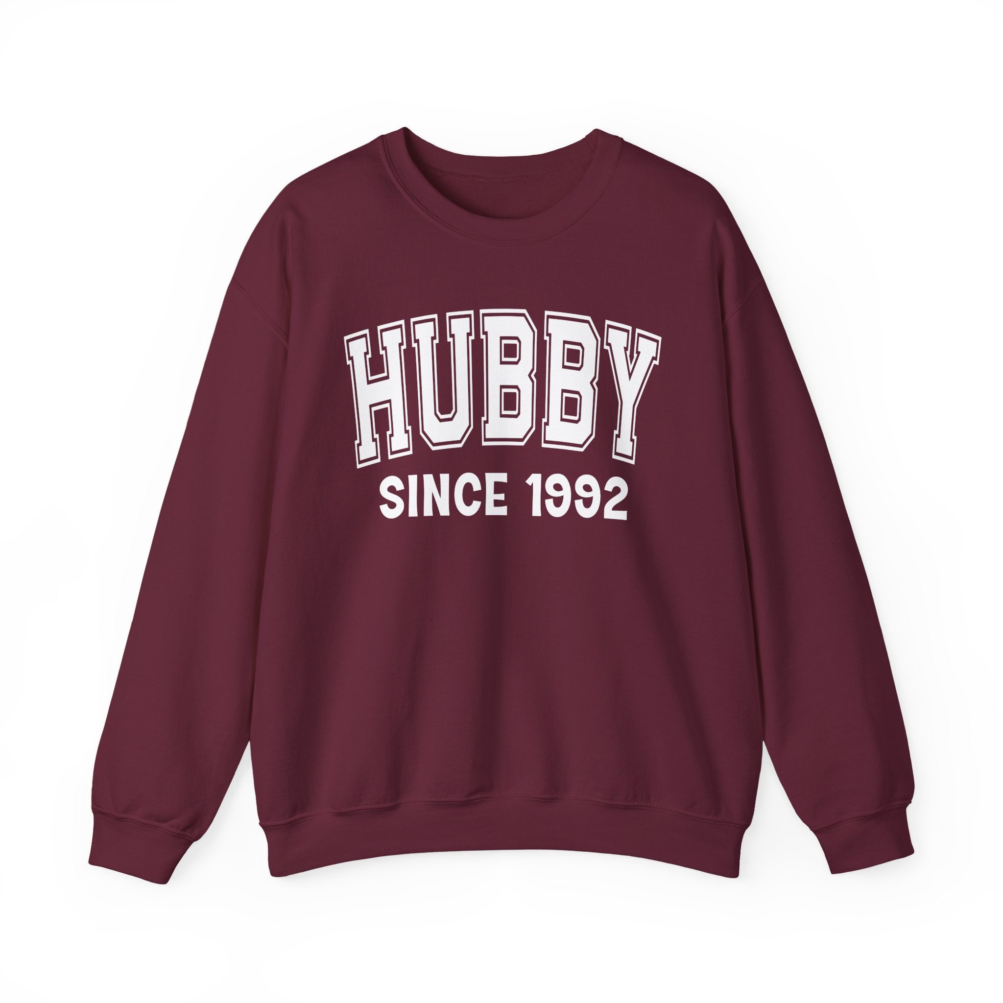 Hubby Personalization Sweatshirt - Add Your Special "Since Date"