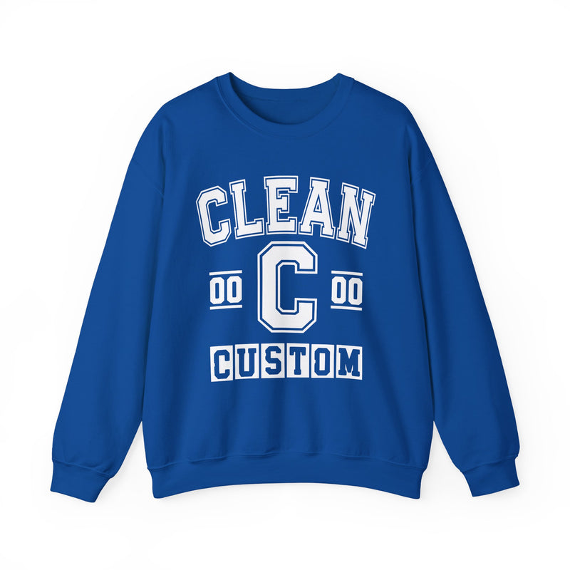 Custom Clean Varsity Sweatshirt — Customize Birthday Day/Month/Year — Customize Gemini Season/Nation