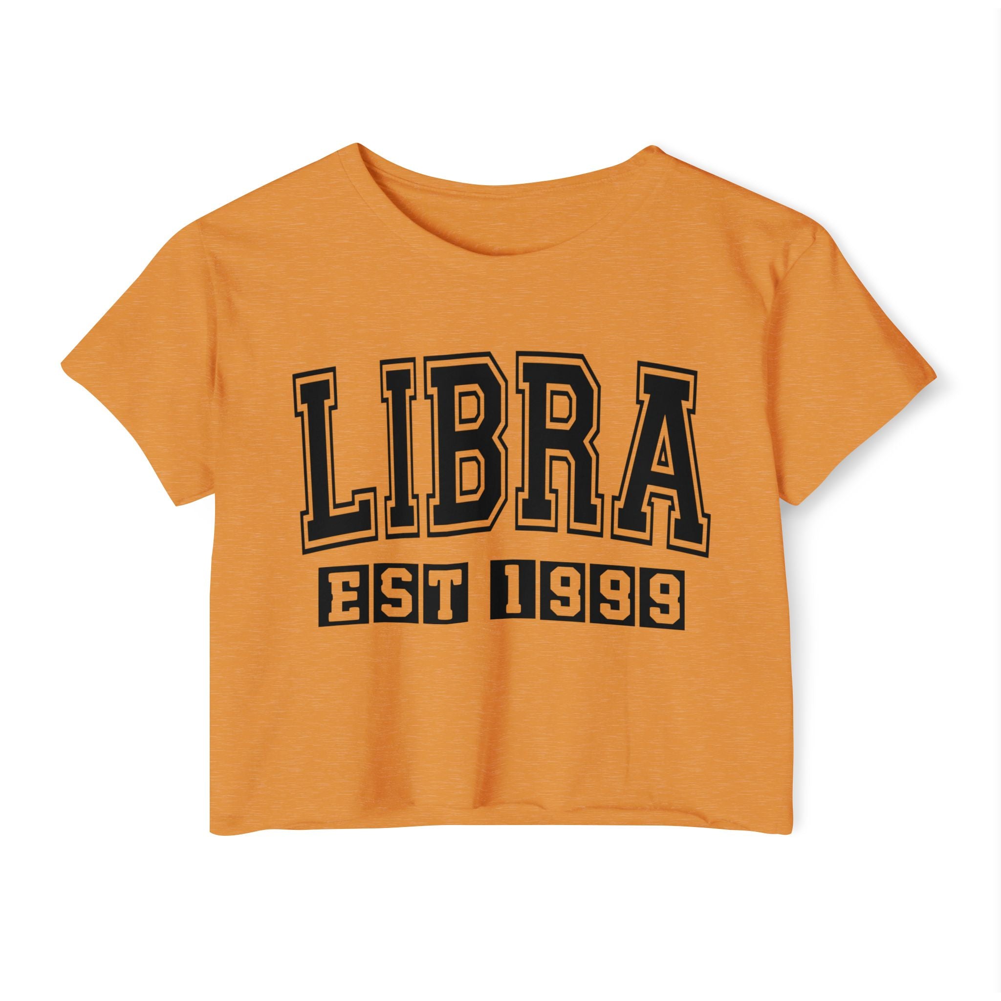 Libra EST (YEAR) Personalization -  Crop Top