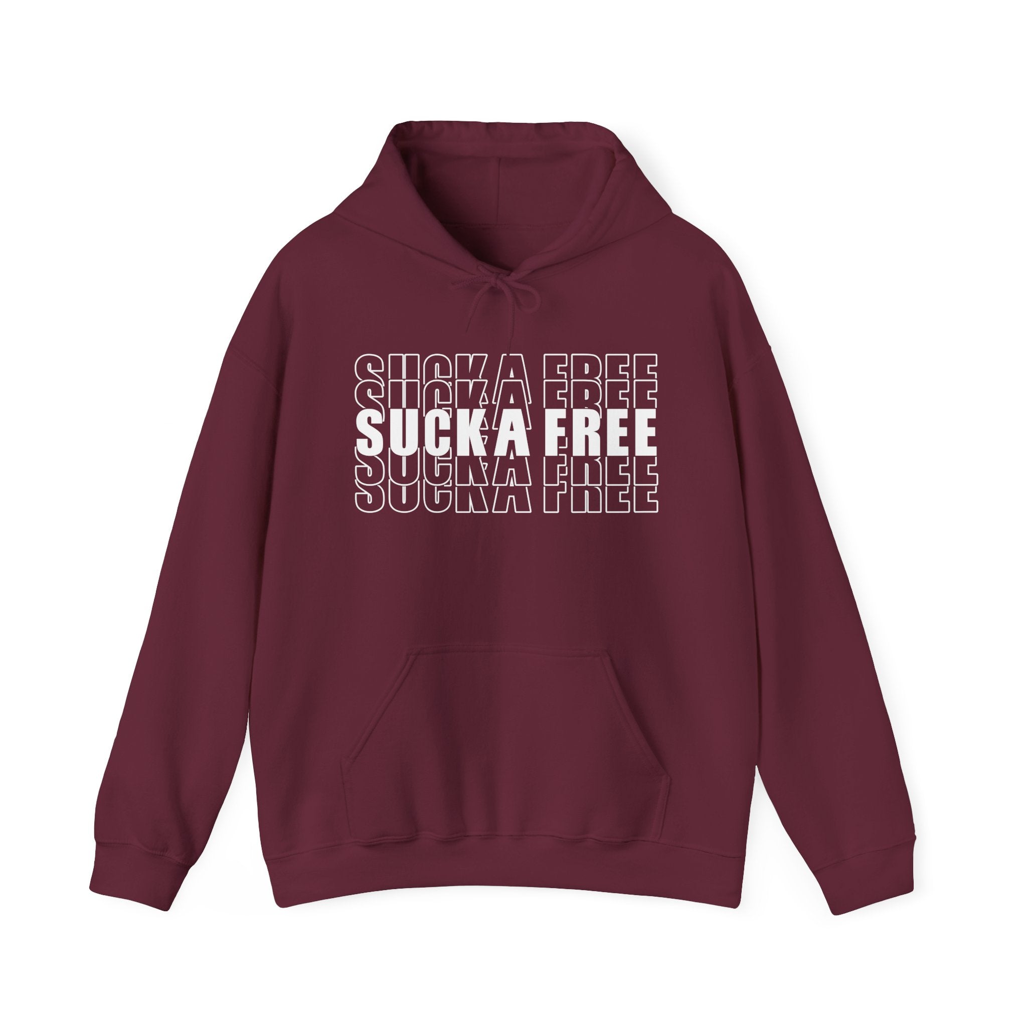 Sucka Free Hoodie (stacked print)