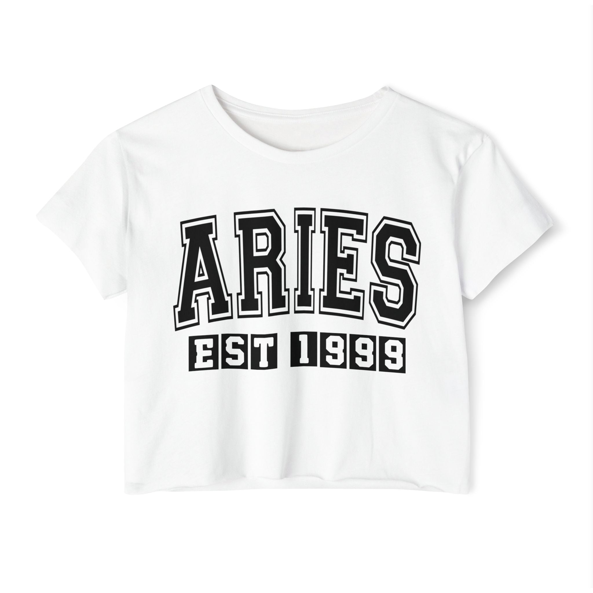 Aries EST (YEAR) Personalization -  Crop Top