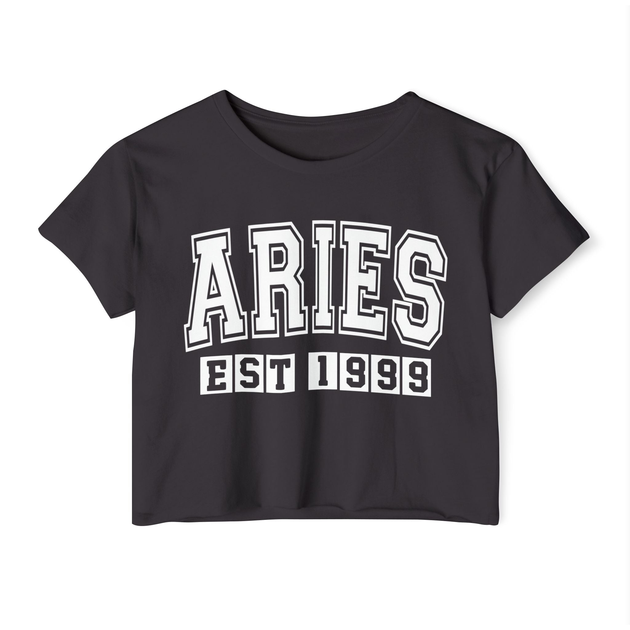 Aries EST (YEAR) Personalization -  Crop Top