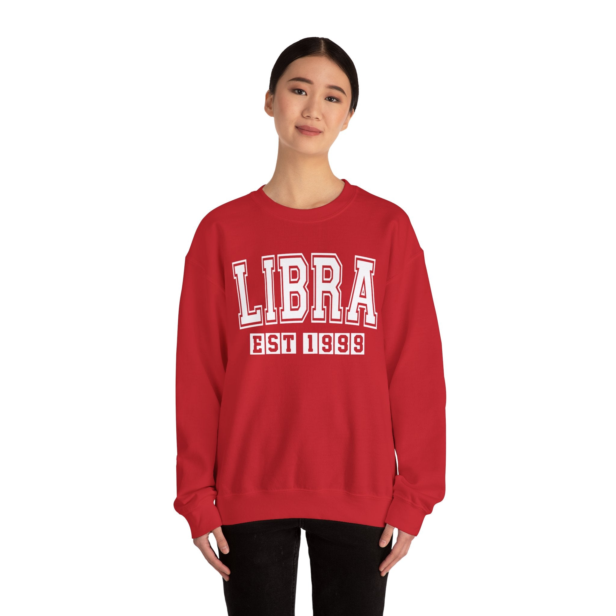 Libra (EST YEAR) Personalization — Zodiac Graphic Sweatshirt