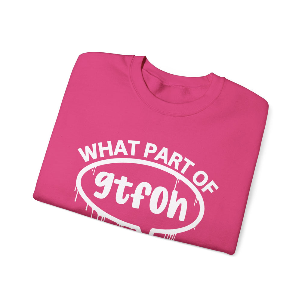 What Part of GTFOH You Don’t Understand? Witty Sweatshirt