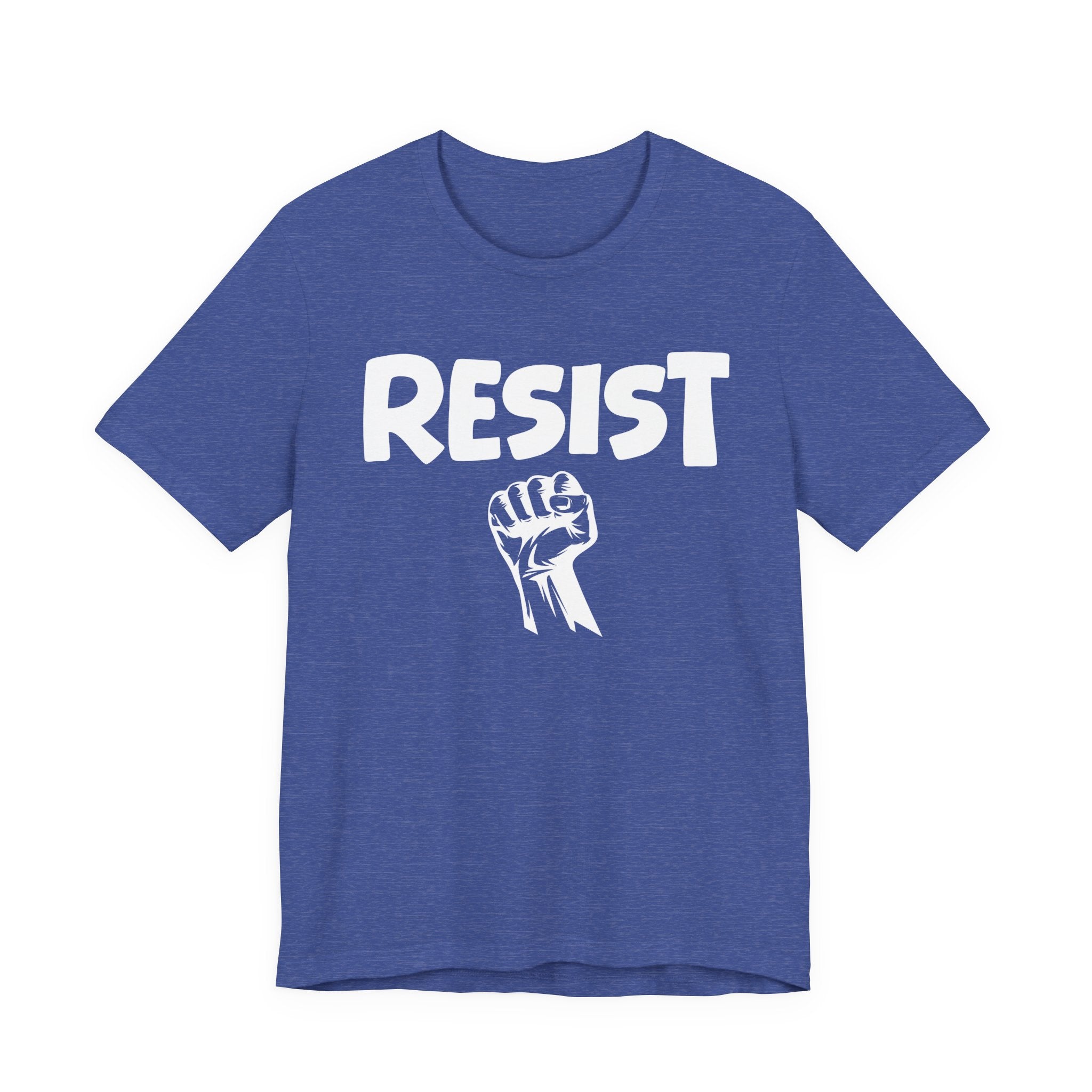 Resist - T-Shirt – Bold Protest Graphic Tee with Raised Fist