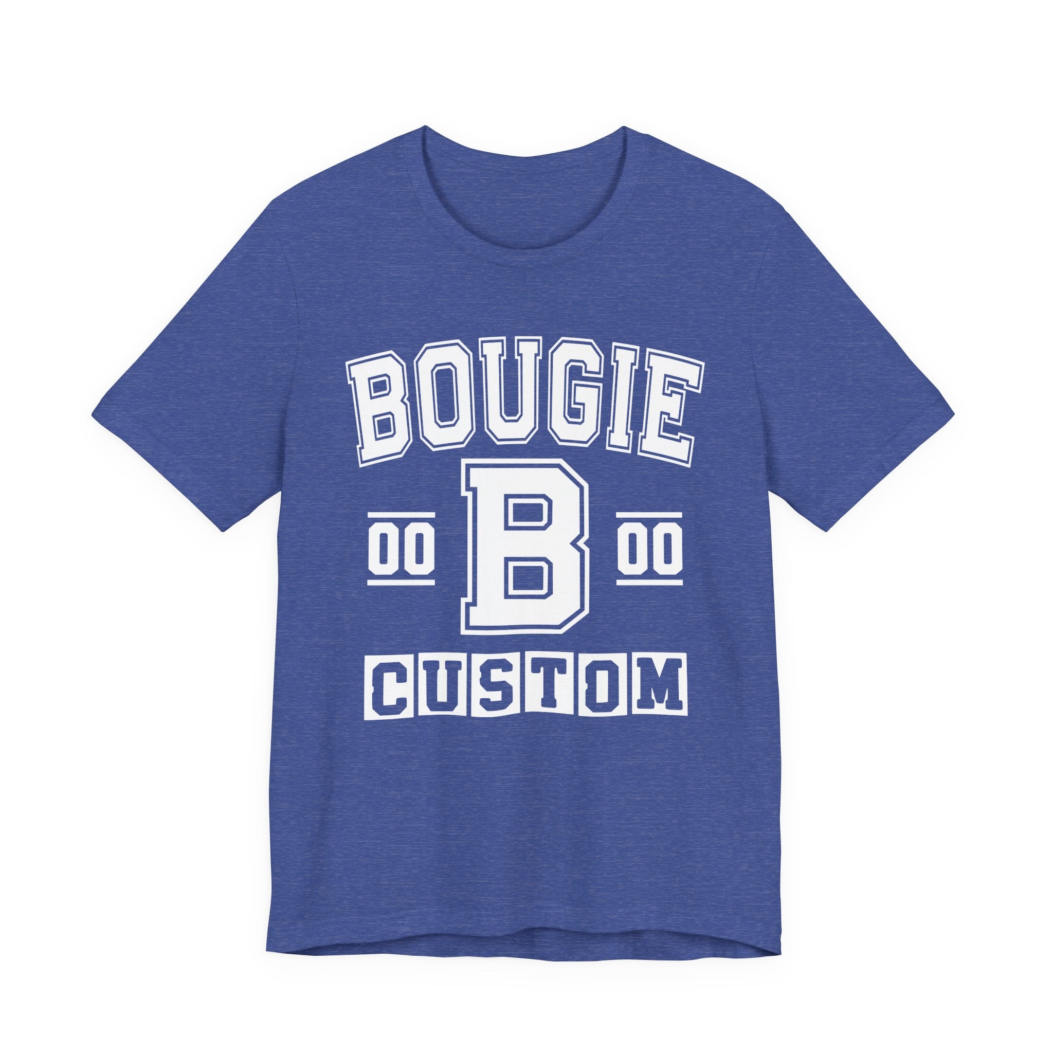 Custom Bougie Varsity Tee Shirt — Customize Birthday Day/Month/Year - Customize Season/nation/Society