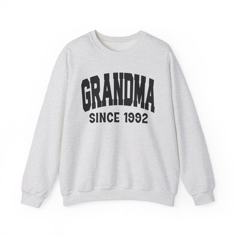 Grandma Personalization Sweatshirt — Add Your Special "Since Date"
